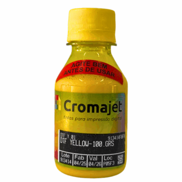 Tinta Dtf Kit 5 Cores - Fremplast Cromajet Tinta C-M-Y-K-White - Imagem 4