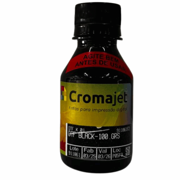 Tinta Dtf Kit 5 Cores - Fremplast Cromajet Tinta C-M-Y-K-White - Imagem 5