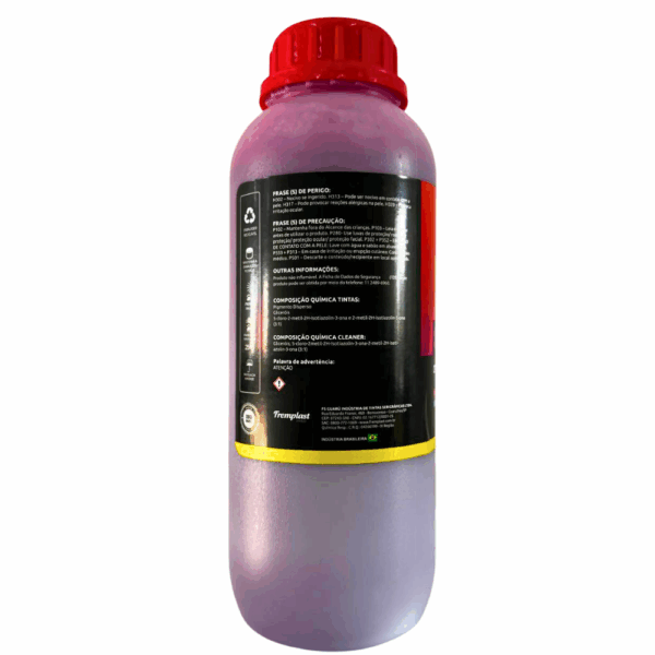 Tinta Dtf Digital Magenta RED 1kg Cromajet Fremplast - Imagem 2