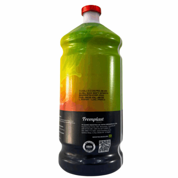 TINTA CROMAJET SUBLI ECO SOFT EP6370 MAGENTA C/CHIP -1KG - Imagem 2